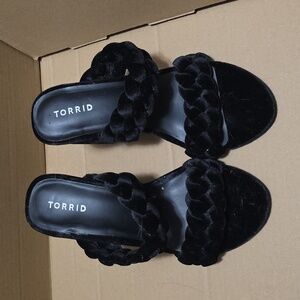 Torrid Black Women's Sandals 4in Heel